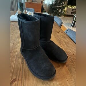 NWOT UGG Black Boots with Shearling lining